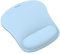 TECKNET Mauspad mit Gelkissen, Memory Foam Mousepad Ergonomisches Wasserdicht Komfort Mausmatte mit Handgelenkpolster Handauflage für Alle Maus Offfice Heim Computer Laptop, grau Blau
