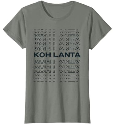 Île minimaliste - Koh Lanta moderne T-Shirt