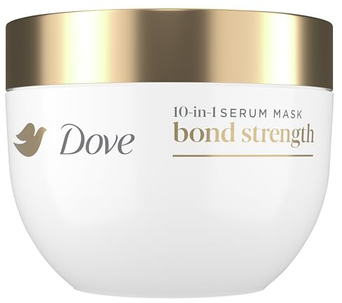 Dove Hair Bond Strength 10in1 Serum Mask for Chemically Damaged Hair with Bio-Protein Care Technology plus Peptide Complex 9.2 fl oz.