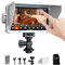 VILTROX DC-V1 Monitor de Campo para cámara con Pantalla táctil, 5,5 Pulgadas Monitor para cámara DSLR de con Parasol y batería, 3D LUT HDR 4K HDMI Entrada/Salida 1920x1080 IPS Focus Assist Monitor