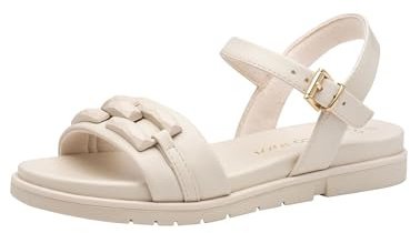 MARCO TOZZI Damen 2-28406-44 Sandalen, Cream, 38 EU
