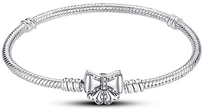 Pandach Armband Damen 925 Sterling Silber, Armbänder Moments Schlangen-Gliederarmband Armkette Valentinstag Muttertag Geburtstags Weihnachten Geschenk für Frauen Freundin Mama