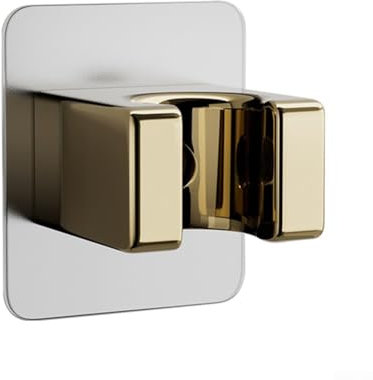 for HPLIVE Drill-free Shower Head Holder, Adjustable Polished Punch-free Super Adhesive Shower Head Holder (Gold)