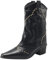 Generico Stivali Camperos Donna Invernali Texani Tronchetti Tacco Medio Alti Boots a Metà Polpaccio Indianini Scarponcino da Cowboy Cowgirl Con Cerniera