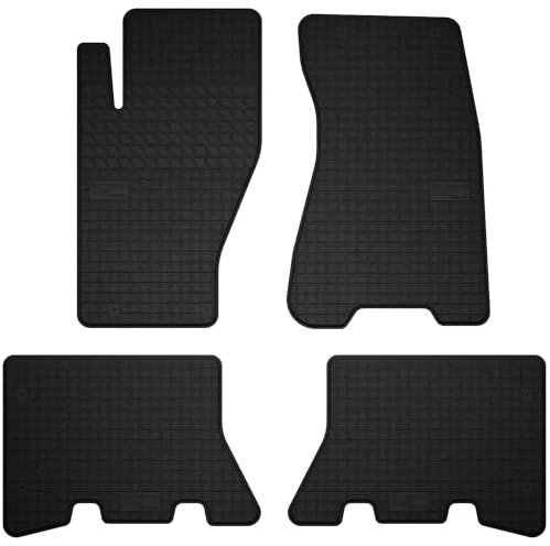 Wielganizator Automatten-Set – Passend für Jeep Grand Cherokee II (1998-2005) – Gummimatten – Autozubehör – Auto Fußmatten – 4-teilig – Schwarz
