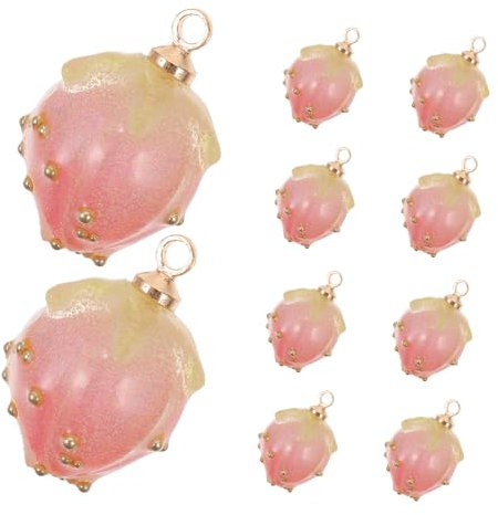 HAPINARY 10 Stück Harz-ohrring-charms Schmuckherstellung Charms Für Halsketten Armbänder Dekorationen