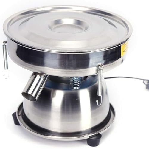 Automatic Sieve Shaker Vibrating Machine,Automatic Powder Sifter Machine, Stainless Steel Sieve Shaker Machine with Screens Sieve Shaker Machine for Flour Powders