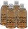Sapone Extra Puro,MARSIGLIA, Per Mani, Viso e Corpo, Con Estratto Biologico Di Foglia Di Olivo 1000ml (4 Unità)