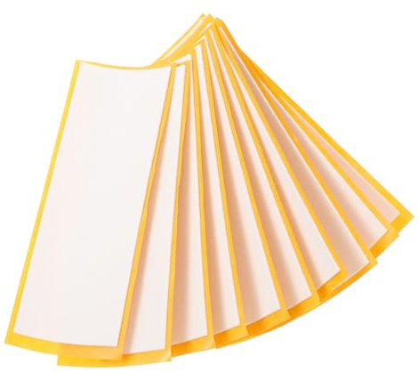 Schaumstoff Finger Skateboard Tapes 10 Stück 11x3,8x0,1cm | Rutschfeste Oberfläche, Kleberückseite, Weiß, für Boards und Fingerboards, Ersatz bei Abgenutztem Grip