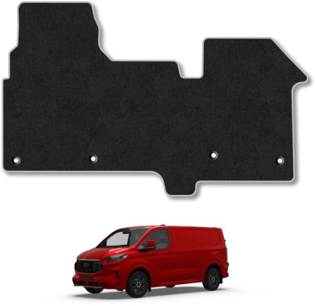 Compatible with Car Mats for Ford Transit Custom (2023+) [Manual, 3 Front Seats] Carpet
