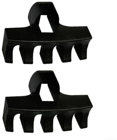 2Pcs PVC Badminton Load Spreader for Stringing Machines Supporting Uniform Pressure Racket Throat and Head (Black)