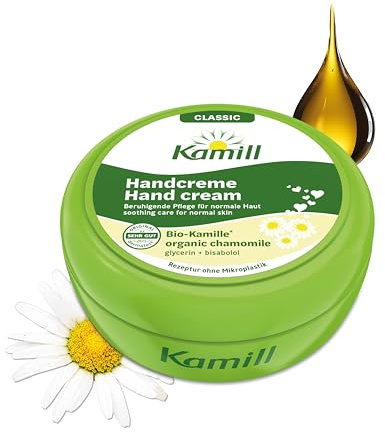 Kamill Handcreme Classic 150ml – vegane Creme – Hand- & Nagelpflege mit Bio- Kamille - beruhigend, schützend & feuchtigkeitsspendend