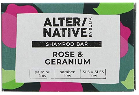 Alter/native By Suma | Shampoo Bar - Rose & Geranium | 5 x 95g (UK)