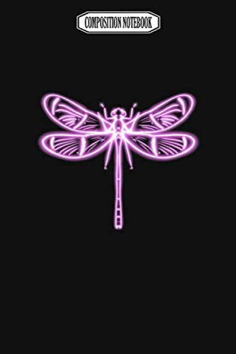 Composition Notebook: Neon Dragonfly Audioquest Blue Corkcicle Dragonflies Barrette Dragonfly Notebook Journal Notebook Blank Lined Ruled 6x9 100 Pages