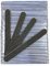 PrettyClaw - 50 lime per unghie, grana 80/80, colore nero, con centro blu su entrambi i lati, per unghie in acrilico