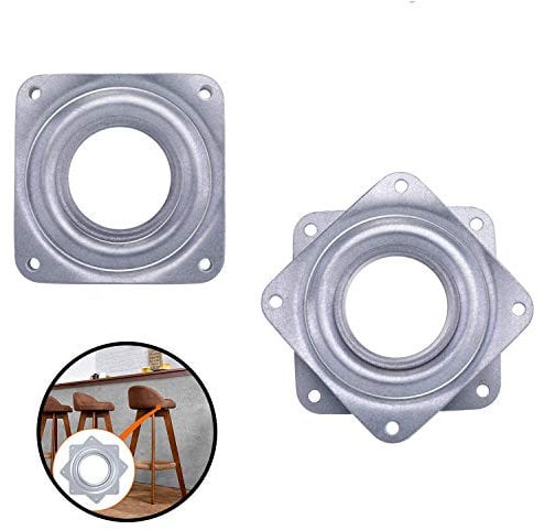 Plato giratorio,equipado con rodamientos de bolas,plato giratorio Susan,plato giratorio cuadrado.Mesa,soporte de mesa para TV,planta en maceta,portátil y tocadiscos de metal para altavoces estéreo
