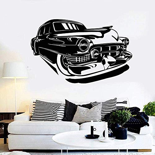 Vintage Vieille Voiture Vinyle Stickers Muraux Salon Garage Décoration Stickers Muraux, Chambre Moderne Décoration De La Maison Art 57X88Cm