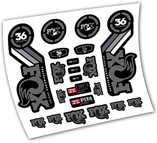 Adesivi in vinile adesivo Fox 36 Performance Elite 2021 Forcella (Traffic Grey)