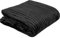 Euromat Flanell Mikrofaserdecke Kuscheldecke Decke Bettüberwurf Streifen 150x200 cm (Schwarz)