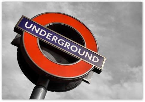 H1137M_PL1Z Foto-Poster, 100 x 70 cm, England London Underground