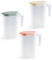 K&G PF124761_x3 - Juego de 3 jarras de zumo (1,6 L, con tapa, plástico, sin BPA), color verde menta, rosa y gris