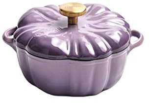 ZAANU Large Soup Pot Pumpkin Stew Pot and Pan Iron Casserole Kitchen Glass Pot Cooking Kitchenware Set
