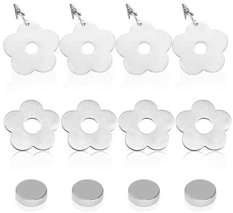 8 Stück Outdoor-Tischdeckenbeschwerer, Magnetische Tischdeckenbeschwerer, Tischdecken-Anhänger, Tischdeckenhalter Für Frauen, Tischdecken-Magnete, Tischdecken-Clip-Blumen, Tischdecken-Clip-Magnete