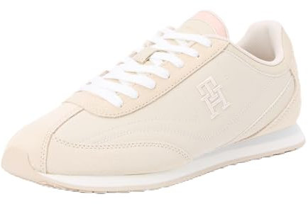 Tommy Hilfiger Baskets de Running Femme Heritage Basses, Beige (Classic Beige), 39