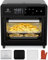 Kitchen Elite Air Freidora tostador Combo, 12.6 cuartos de galón de acero inoxidable 10 en 1, encimera de horno de convección 700 °F, no tóxico para hornear, asar, recalentar, pollos de engorde y