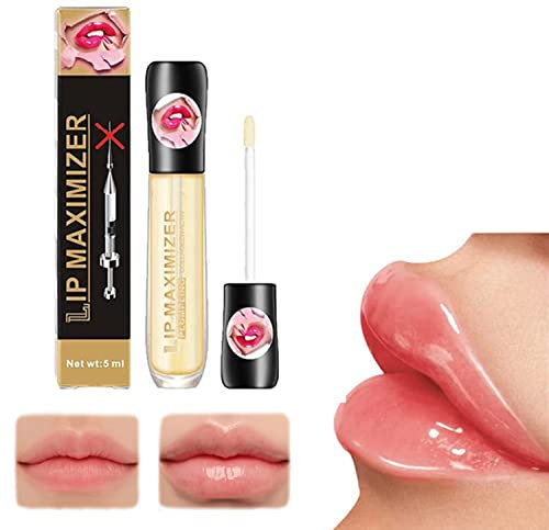 Hyaluronic Lip Plumping Essence and Maximizer With Vitamin E - Fine Line Reduction Serum (5ml)