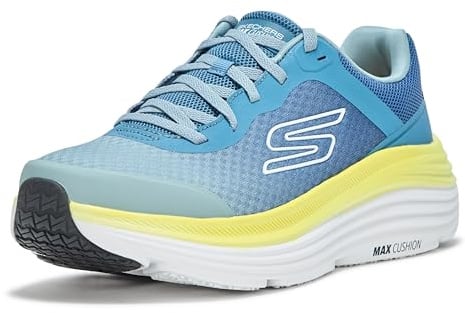 Skechers Herren Max Cushioning Endeavour Sneaker, Marineblau/Limettengrün, 43 EU