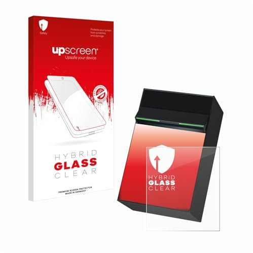 upscreen Schutzglas für Desko PENTA Scanner Cube Schutzfolie, Glas-Folie [Klar, 9H Panzerschutz, Anti-Fingerprint]