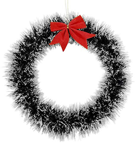 Sunfashion Grinch Kranz Weihnachtskranz,Trockenblumen Kranz Türkranz Trockenblumen Blumenring Deko Kranz Deko Outdoor Türkranz Personalisiert Hänge Deko