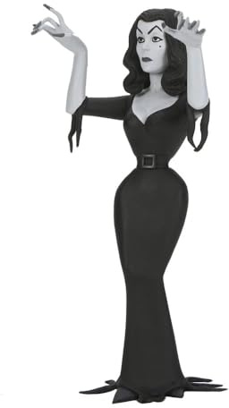 Scifi Planet NECA Vampira Silver Screen Edition Scale Action Figur, 15 cm Vampira Toony Terrors