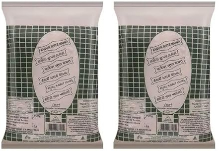 Kanaya Mumra Kurmura 500g | Premium Quality Puffed Rice | Healthy Snack | Gluten-Free & Vegan | Ideal for Bhel Puri, Breakfast, and Light Meals (Pack of 2)