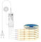 Quisiete Bande LED COB réglable avec capteur tactile sous l'armoire, convient pour chambre, placard, cuisine intérieure, prise UE
