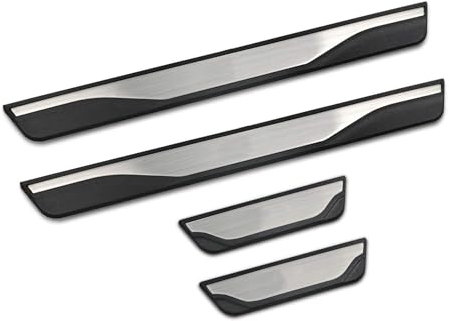 LIULAOGEN sur Mesure Protection Seuil de Porte de Voiture pour Peugeot 207 (2006-2012),Protection Anti-Rayures pour Seuil de Portière de Voiture Accessoires