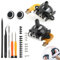 Left/Right Joysticks for PS VR2 Hall Effect Joystick Replacement for PlayStation VR2 PSVR2 3D Analog Sensor Module Handheld Stick ThumbSticks Controller Accessories Parts with Repair Tools(with Screw)