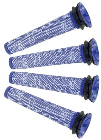 For la sostituzione del filtro V8, compatibile con Dyson V8 Animal V8 Absolute V8, compatibile con Motorhead SV10 V7 Animal Fluffy Cordless Stick aspirapolvere,(4pcs)