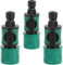 Wzzy Gurden Gartenschlauch Kupplung Regulierventil: Steuerventil zur stufenlosen Regulierung und Absperrung des Wasserdurchflusses, 3 Stück 16mm Wasserschlauch Schnellverbinder für 1/2 Zoll Schlauch