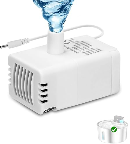 PawPoll Katzenbrunnen Pumpe, Wasserpumpe Ersatzpumpe für PawPoll PW-D03 Katzenbrunnen Kabellos, JY-YB200