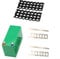 DIY 12V 7Ah Battery Case for 18 650 Cells, Comes with Nickel Strip and PCB for Easy Assembly (only box-green)