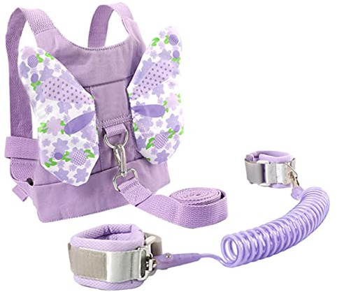 Beaupretty Junge Mädchen Sicherheitsleine Mit Anti-verlust Rucksack Leine Und Drehbarem Spiralarmband Für Kleinkinder Jungen Mädchen Hautfreundlich Und Bequem Für Draußen