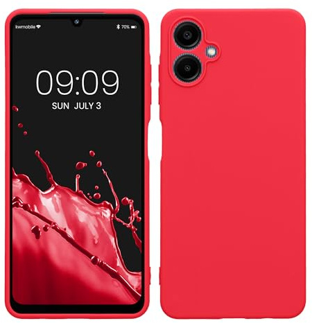 kwmobile Handyhülle für Samsung Galaxy A06 Hülle - weiches Handy Silikon Case - Schutzhülle Cover - Neon Pink