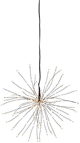 Star 710-01 3D-LED-Hängestern Firework, Metall, Schwarz, 26 x 26 x 26 cm