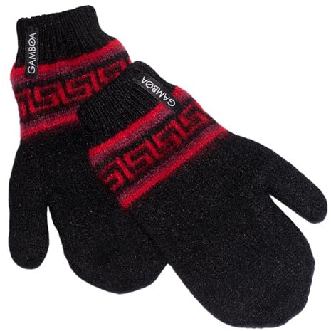Gamboa Echte Alpaka Handschuhe für Damen Winter Wolle Winter Gloves