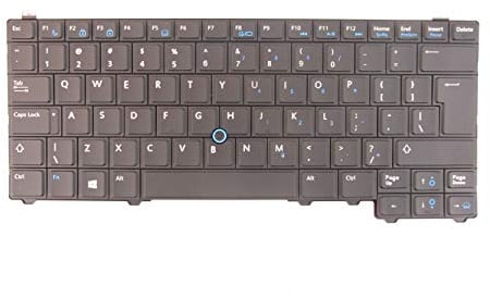 Abakoo New Keyboard for Dell Latitude E5440 PK130WQ1B00 9Z.N9ULN.101 NSK-LD1BC 01 US with point Backlit