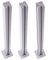 bijon Glassichtschutz Pfosten 180° | 1950mm | Profil: 70x70x2mm | Edelstahl | RAL 9006