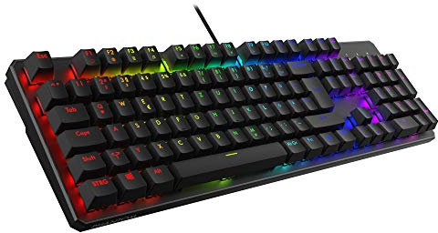 TECWARE Phantom 105 DE Layout Key Mechanical Keyboard, RGB led, Outemu BRAUNER Schalter