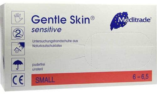 GENTLE SKIN Sensitive U.Hands.Lat.unster.pf Gr.S 100 St